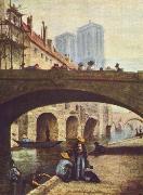 Honore Daumier, Der Kunstler vor Notre Dame